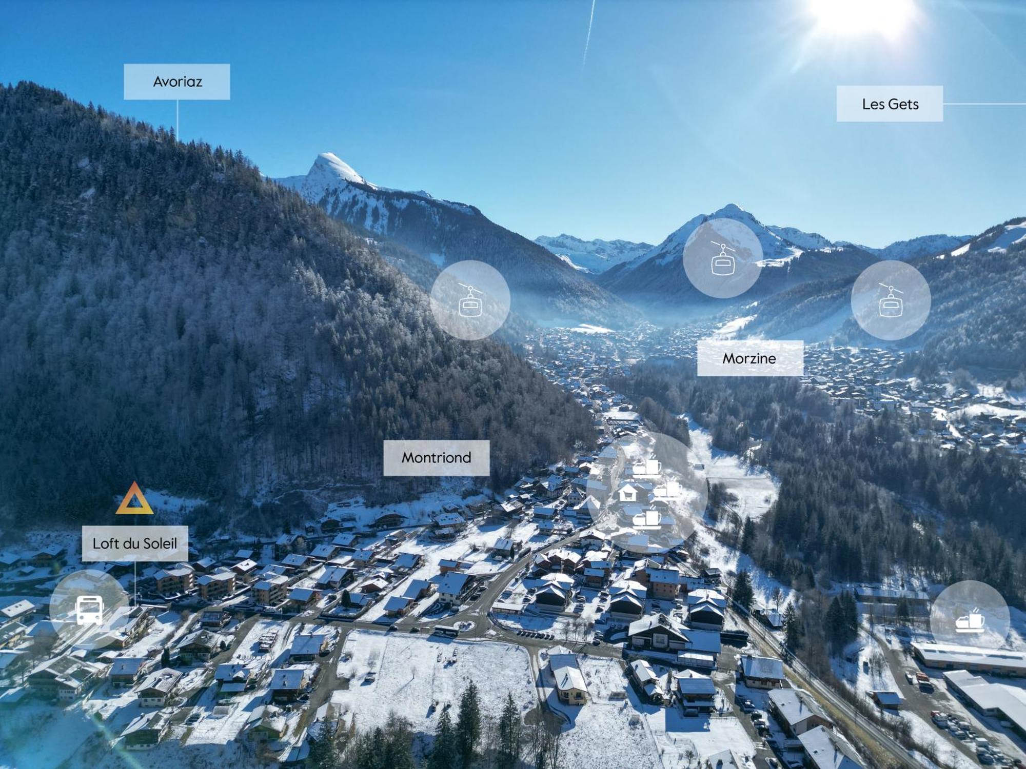 Roof Top Moutain View Direct Access Morzine Avoriaz Montriond Εξωτερικό φωτογραφία